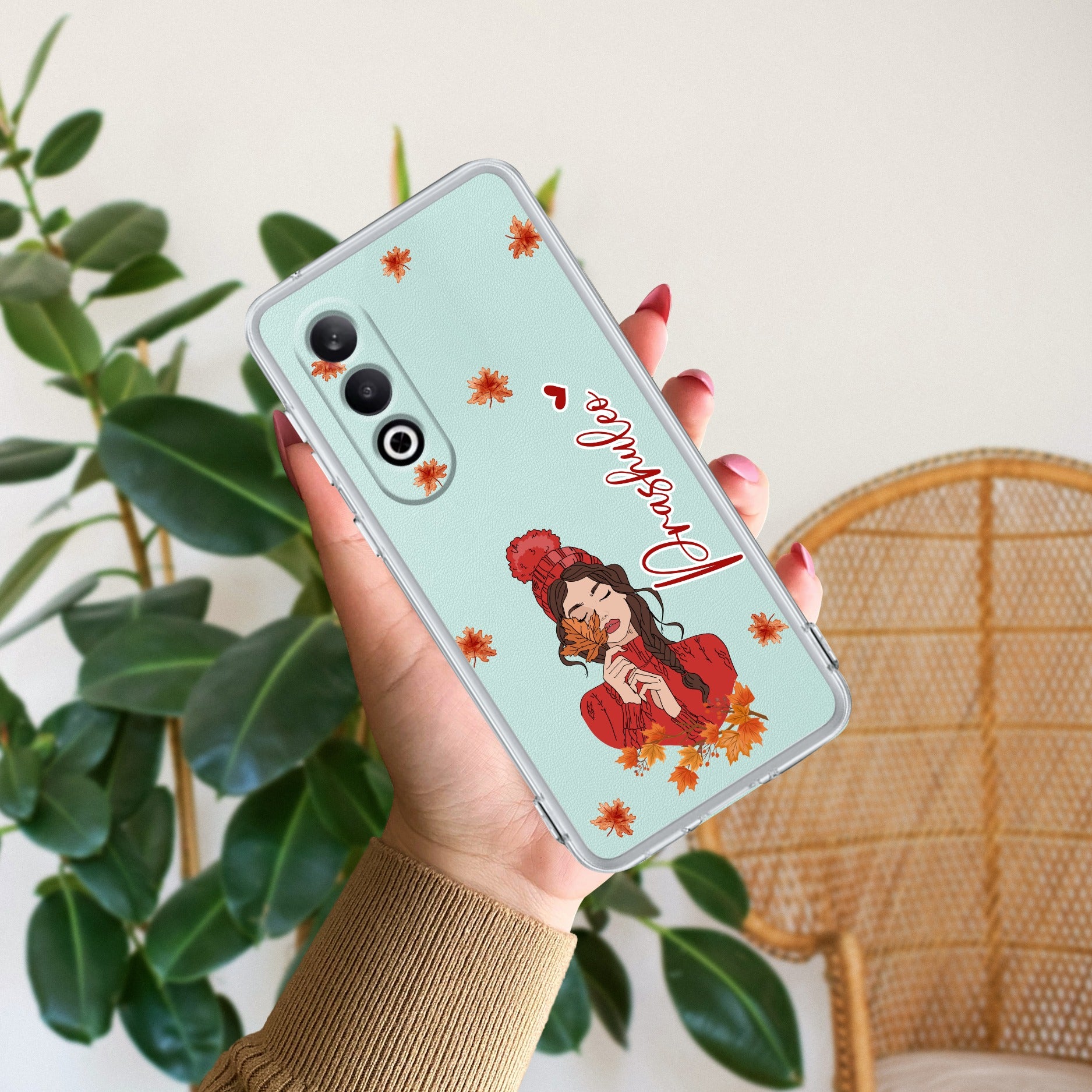 Daisy Flower Customize Transparent Silicon Case For OnePlus Nord CE 4 5G