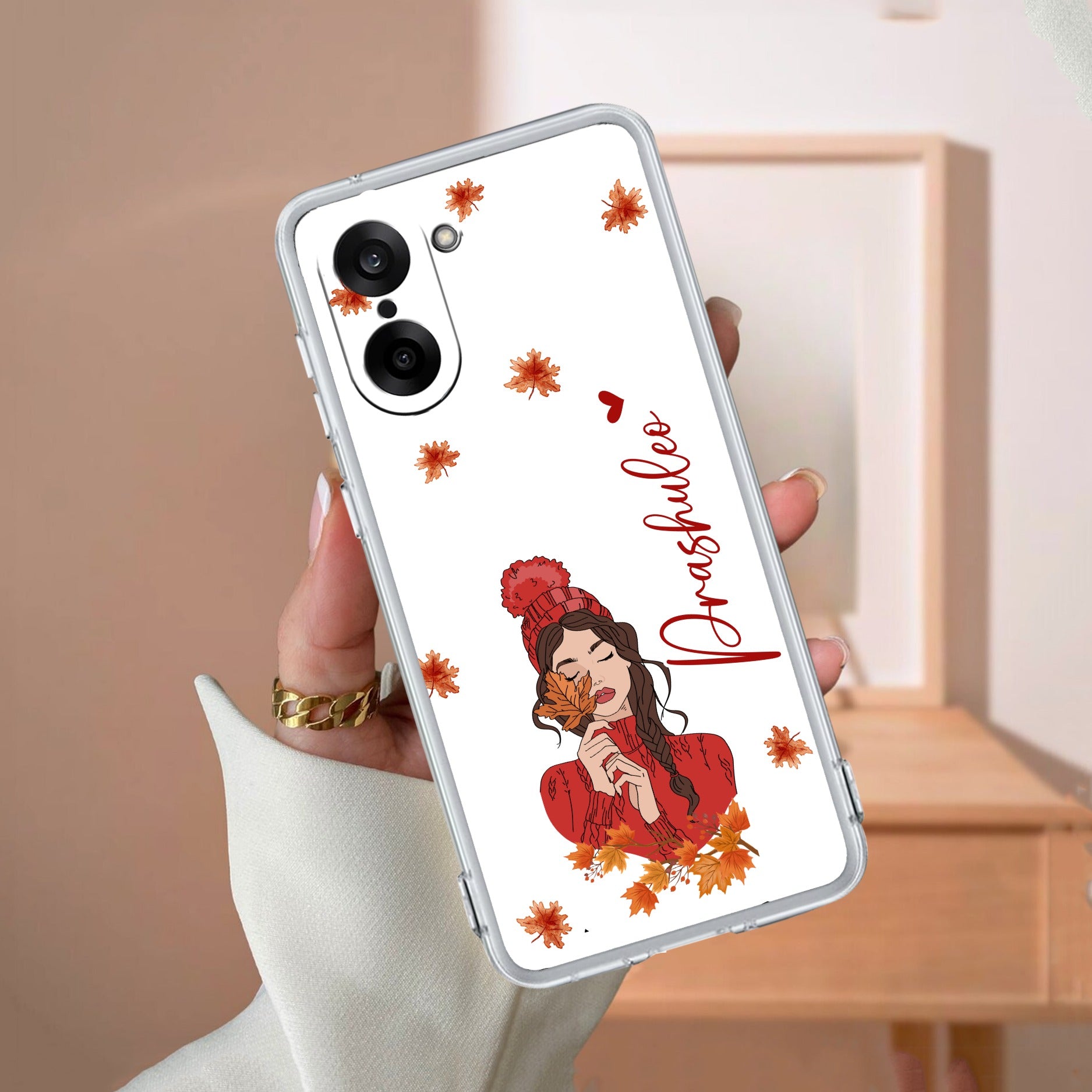 Daisy Flower Customize Transparent Silicon Case For OnePlus
