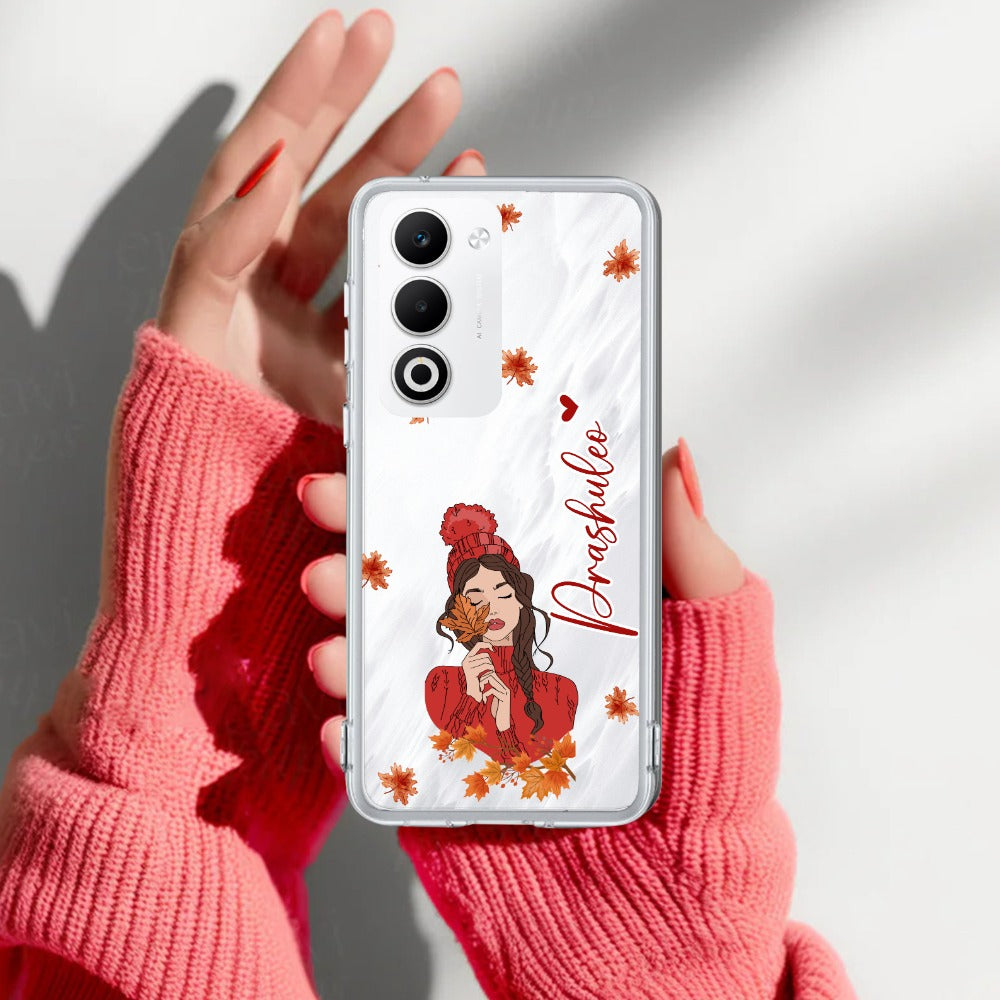 Daisy Flower Customize Transparent Silicon Case For Oppo