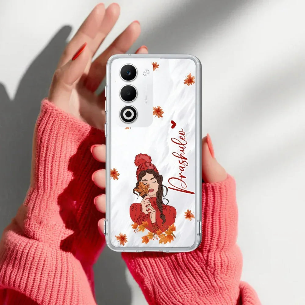 Daisy Flower Customize Anti Yellow Case For Oppo A5 5G