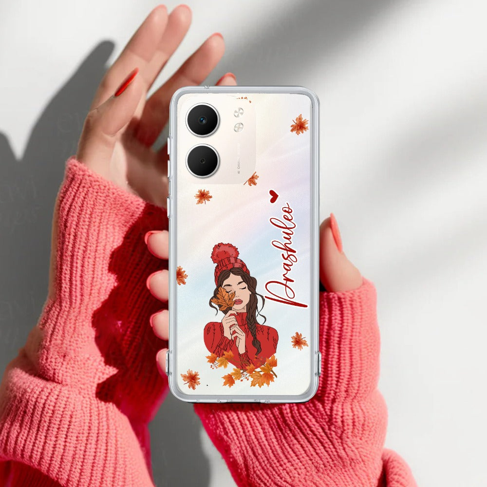 Daisy Flower Customize Transparent Silicon Case For Oppo