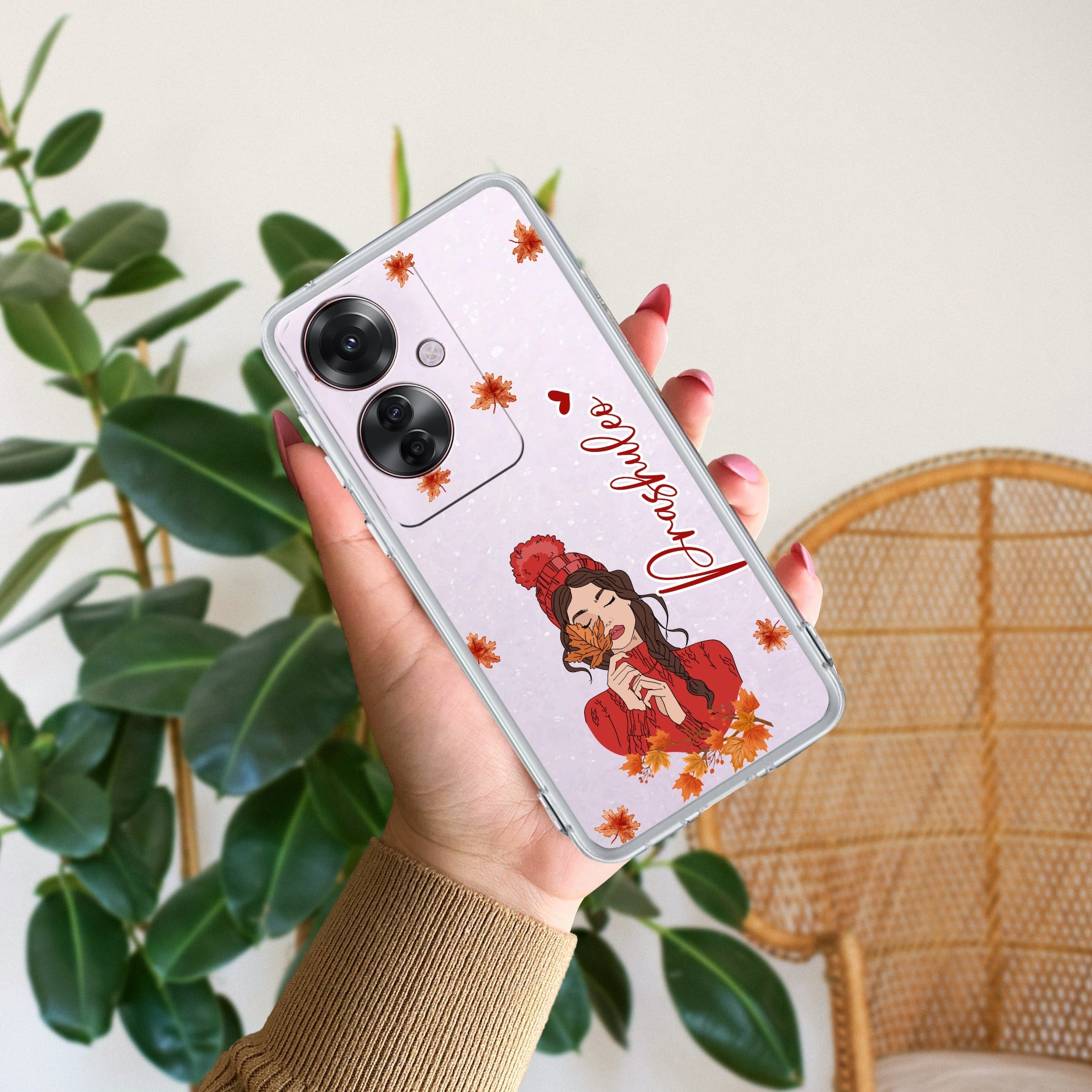 Daisy Flower Anti Yellow Case For Oppo F25 Pro 5G