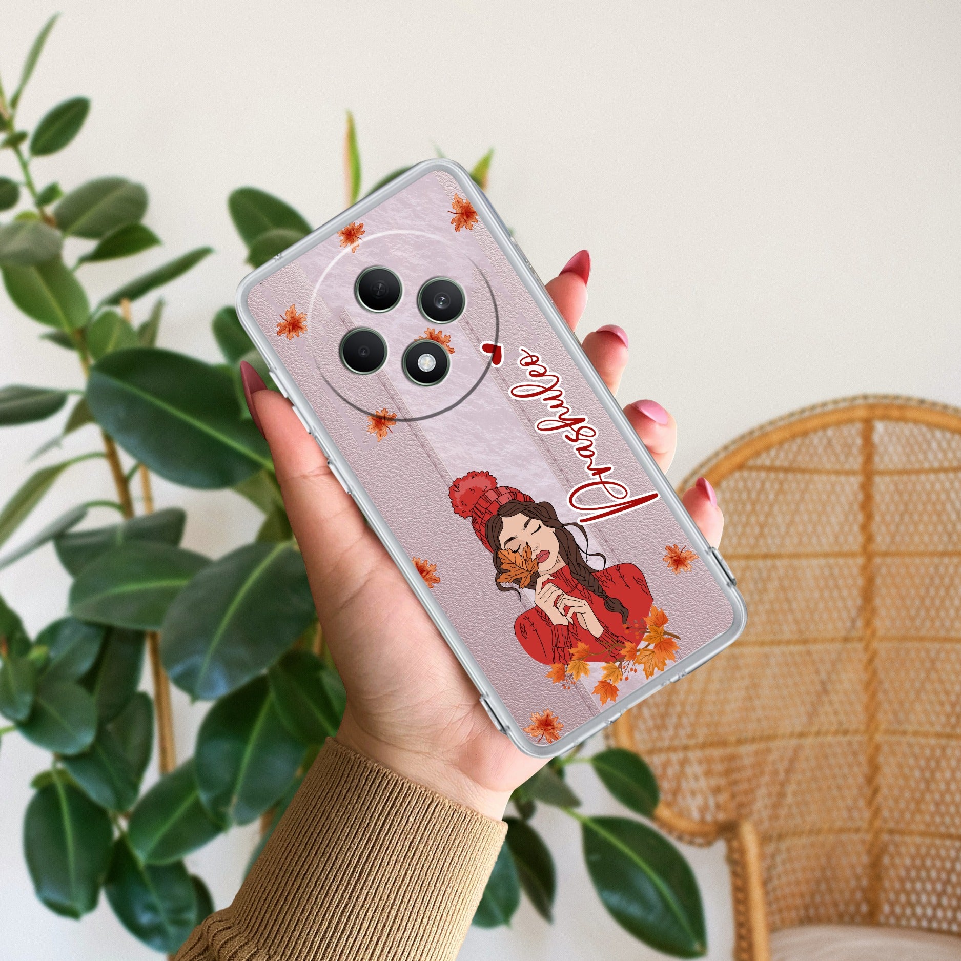 Daisy Flower Anti Yellow Case For Oppo F27 5G