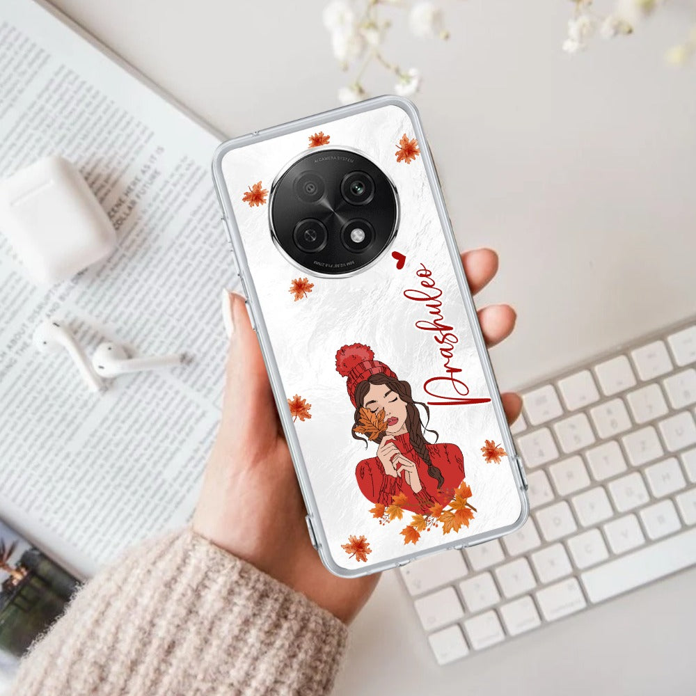 Daisy Flower Customize Transparent Silicon Case For Oppo