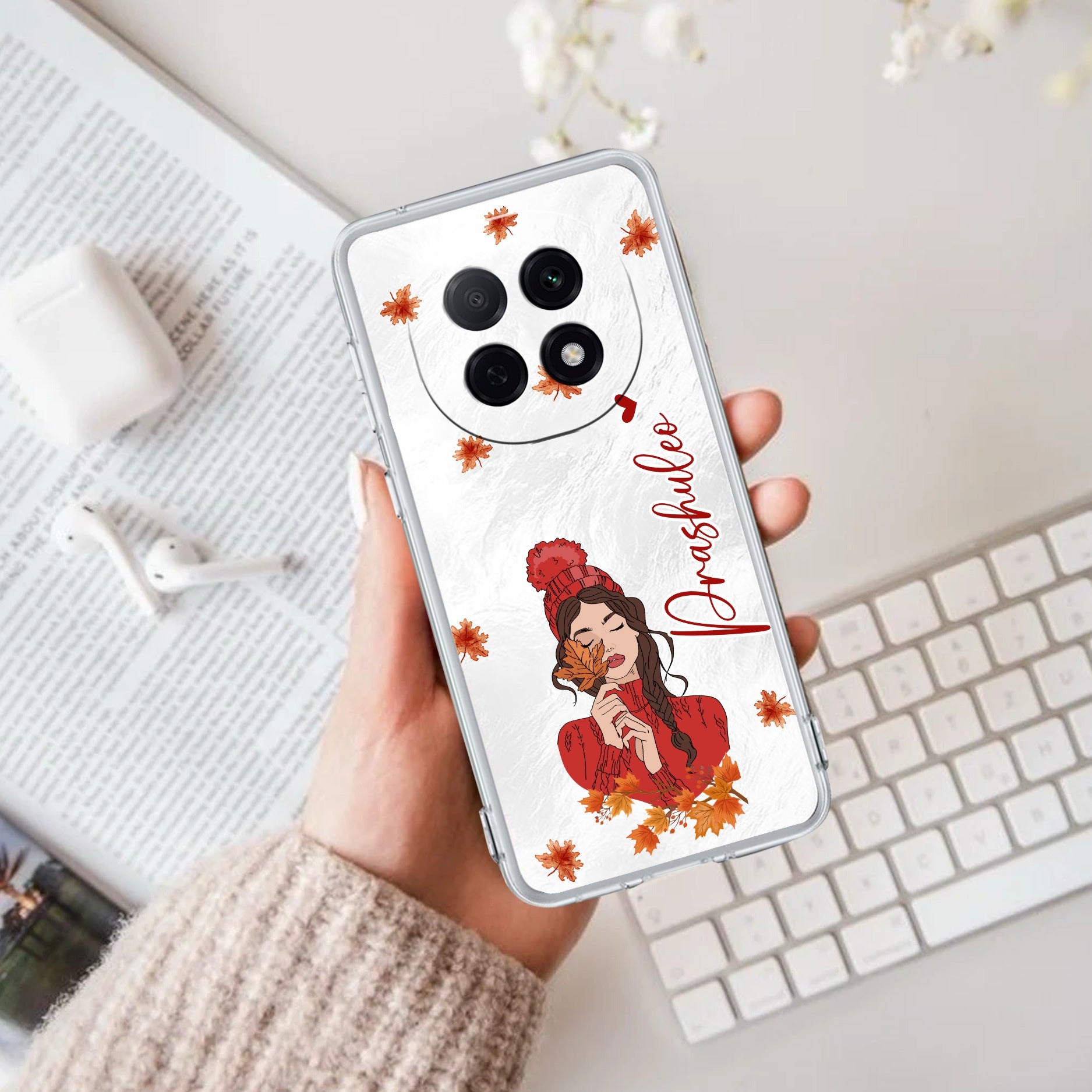 Daisy Flower Anti Yellow Case For Oppo F29 Pro 5G