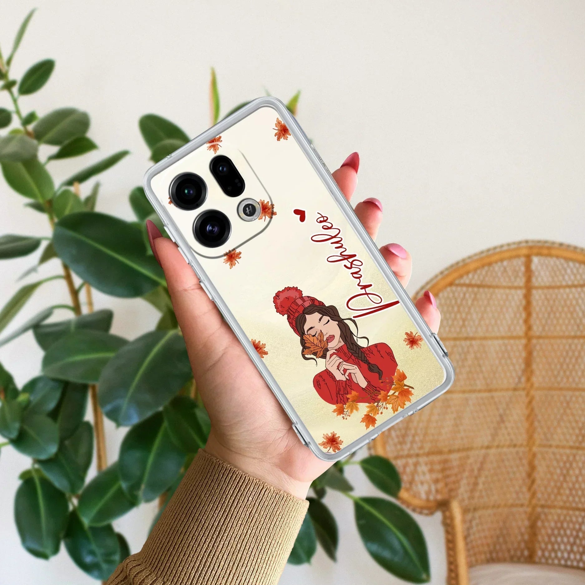 Daisy Flower Customize Anti Yellow Case For Oppo Find X9 5G