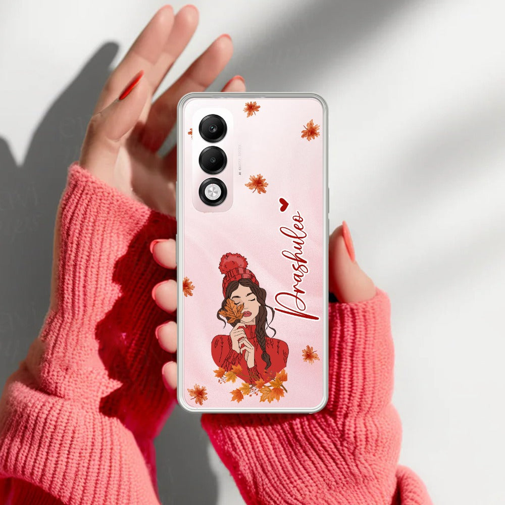 Daisy Flower Customize Transparent Silicon Case For Oppo