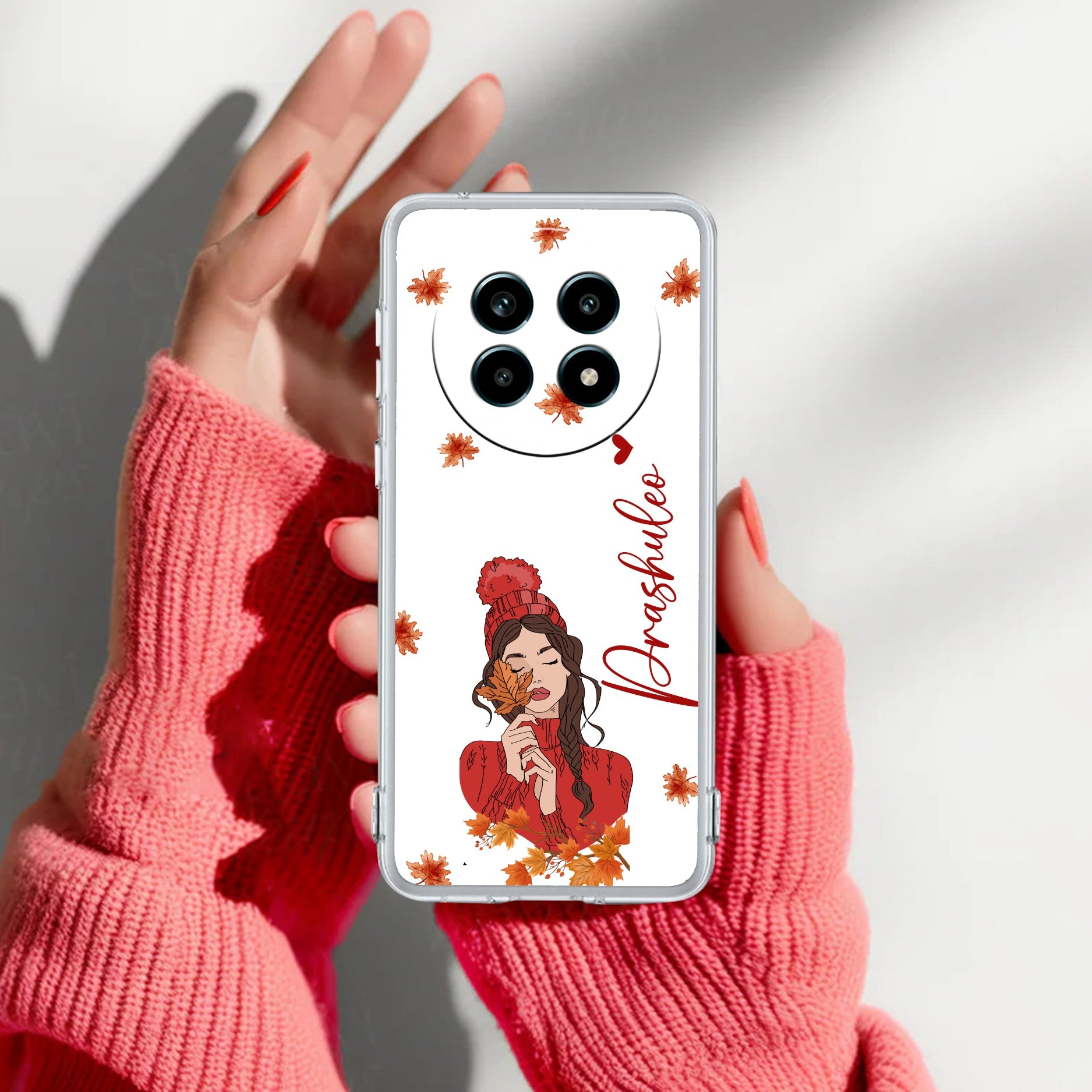 Daisy Flower Customize Transparent Silicon Case For Realme 14 Pro Lite 5G
