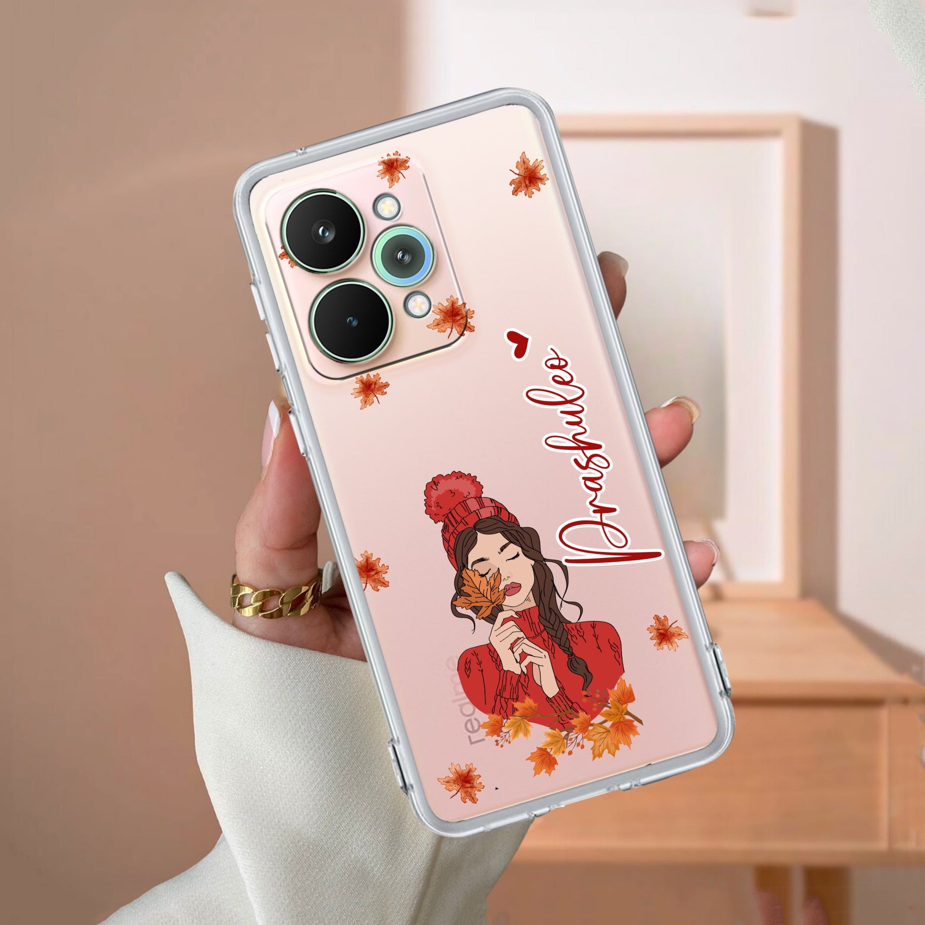 Daisy Flower Customize Transparent Silicon Case For Realme P4 Pro 5G