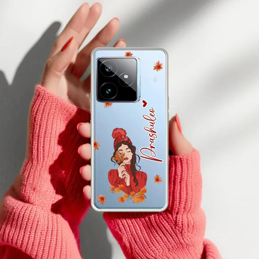 Daisy Flower Customize Anti Yelllow Case For Realme GT 7 5G