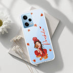 Daisy Flower Customize Transparent Silicon Case For Redmi Note 12 5G