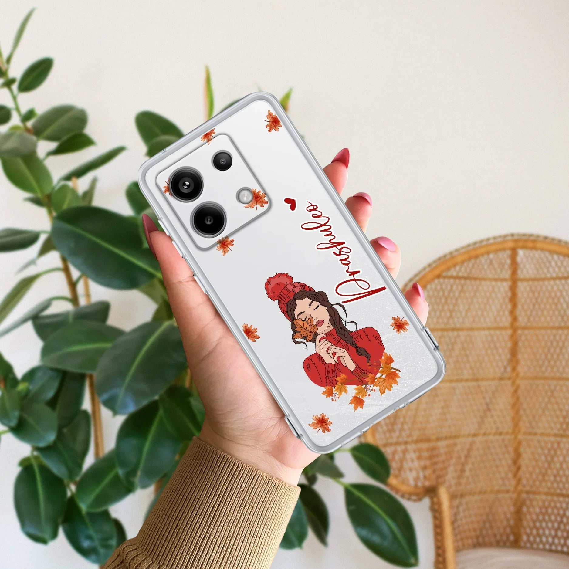 Daisy Flower Customize Transparent Silicon Case For Redmi/Xiaomi - ShopOnCliQ