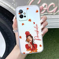 Daisy Flower Customize Transparent Silicon Case For Vivo T1 5G