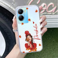 Daisy Flower Customize Transparent Silicon Case For Vivo T2x 5G