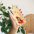 Daisy Flower Customize Transparent Silicon Case For Vivo V23 5G