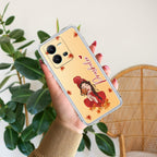 Daisy Flower Customize Transparent Silicon Case For Vivo V25