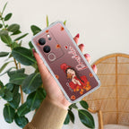Daisy Flower Customize Transparent Silicon Case For Vivo V29 5G