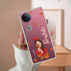 Daisy Flower Customize Transparent Silicon Case For Vivo V60e 5G