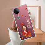 Daisy Flower Customize Transparent Silicon Case For Vivo Y58 5G