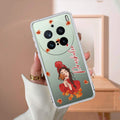 Daisy Flower Customize Transparent Silicon Case For Vivo X200 Pro 5G