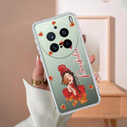 Daisy Flower Customize Transparent Silicon Case For Vivo X200 Pro 5G