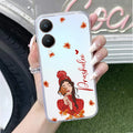 Daisy Flower Customize Transparent Silicon Case For Vivo Y28 5G