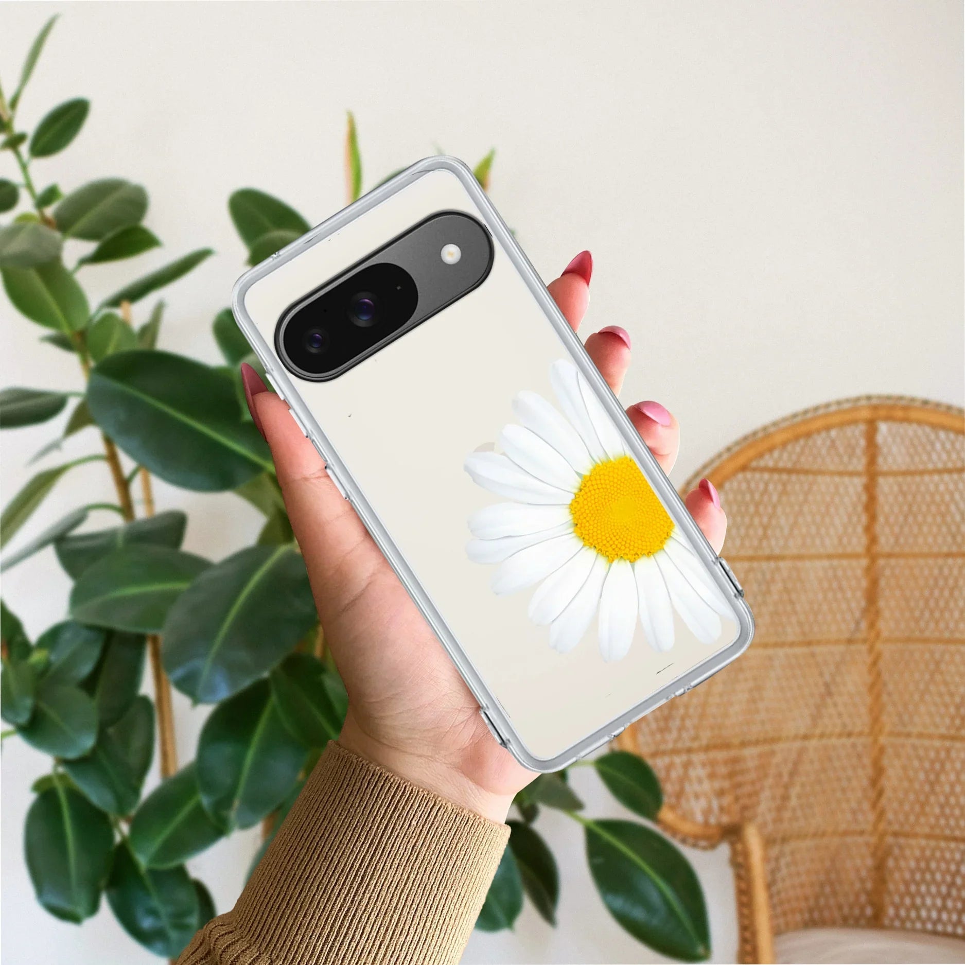 Daisy Flower Transparent silicon case For Google - ShopOnCliQ