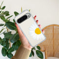 Daisy Flower Transparent silicon case For Google Pixel 9 Pro XL