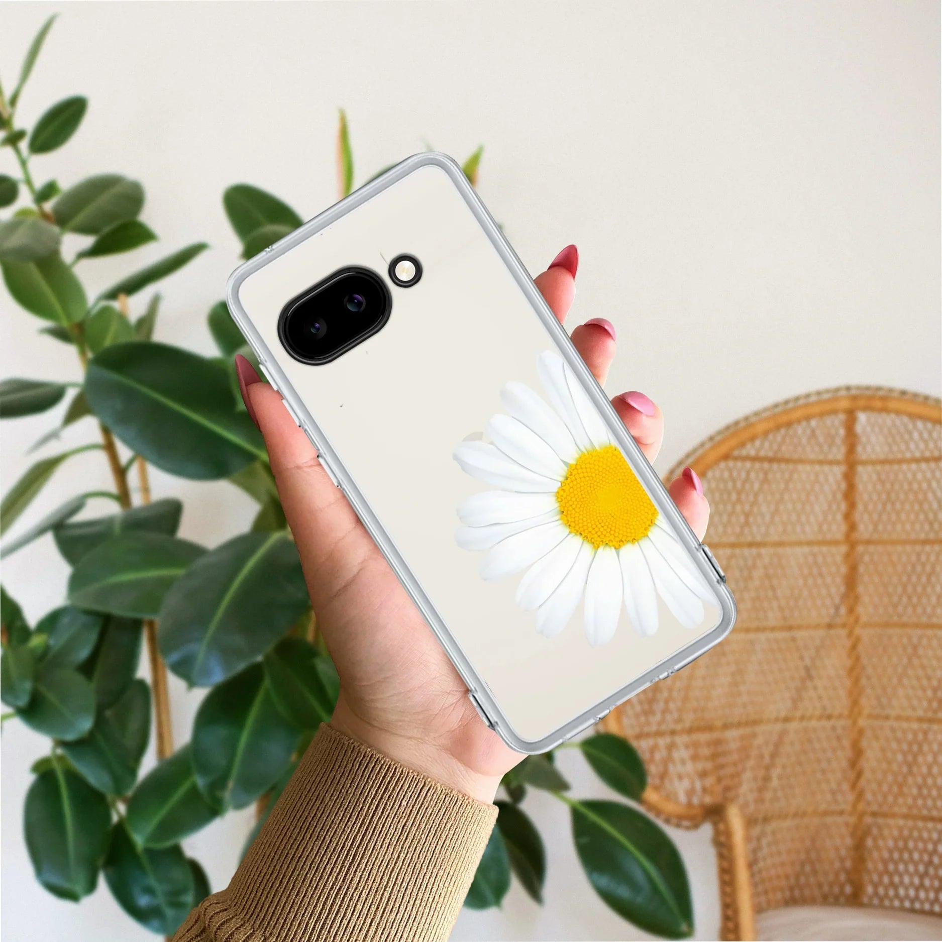 Daisy Flower Transparent silicon case For Google - ShopOnCliQ