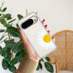 Daisy Flower Transparent silicon case For Google