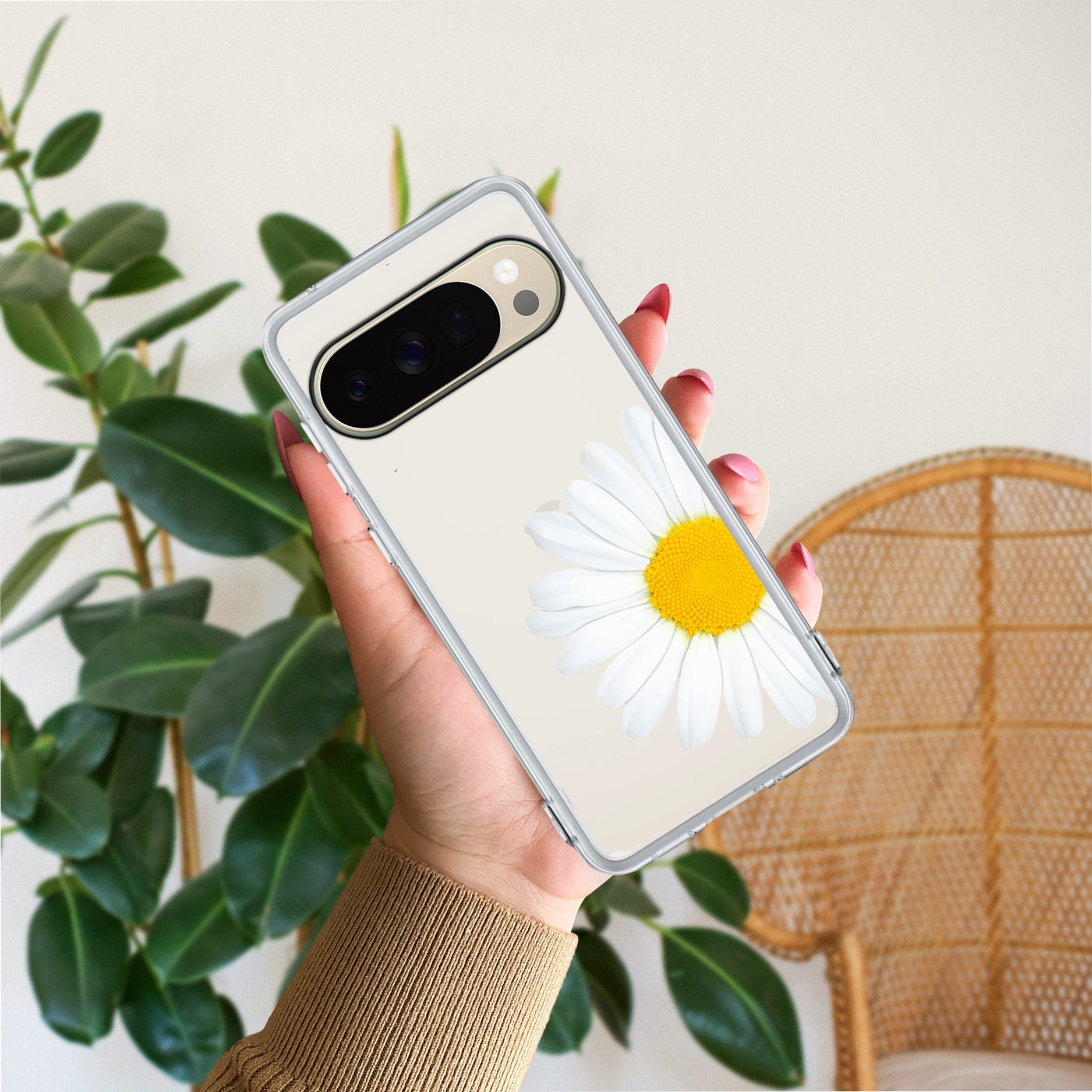 Daisy Flower Transparent silicon case For Google - ShopOnCliQ