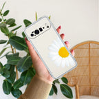 Daisy Flower Transparent silicon case For Google Pixel 10 Pro XL