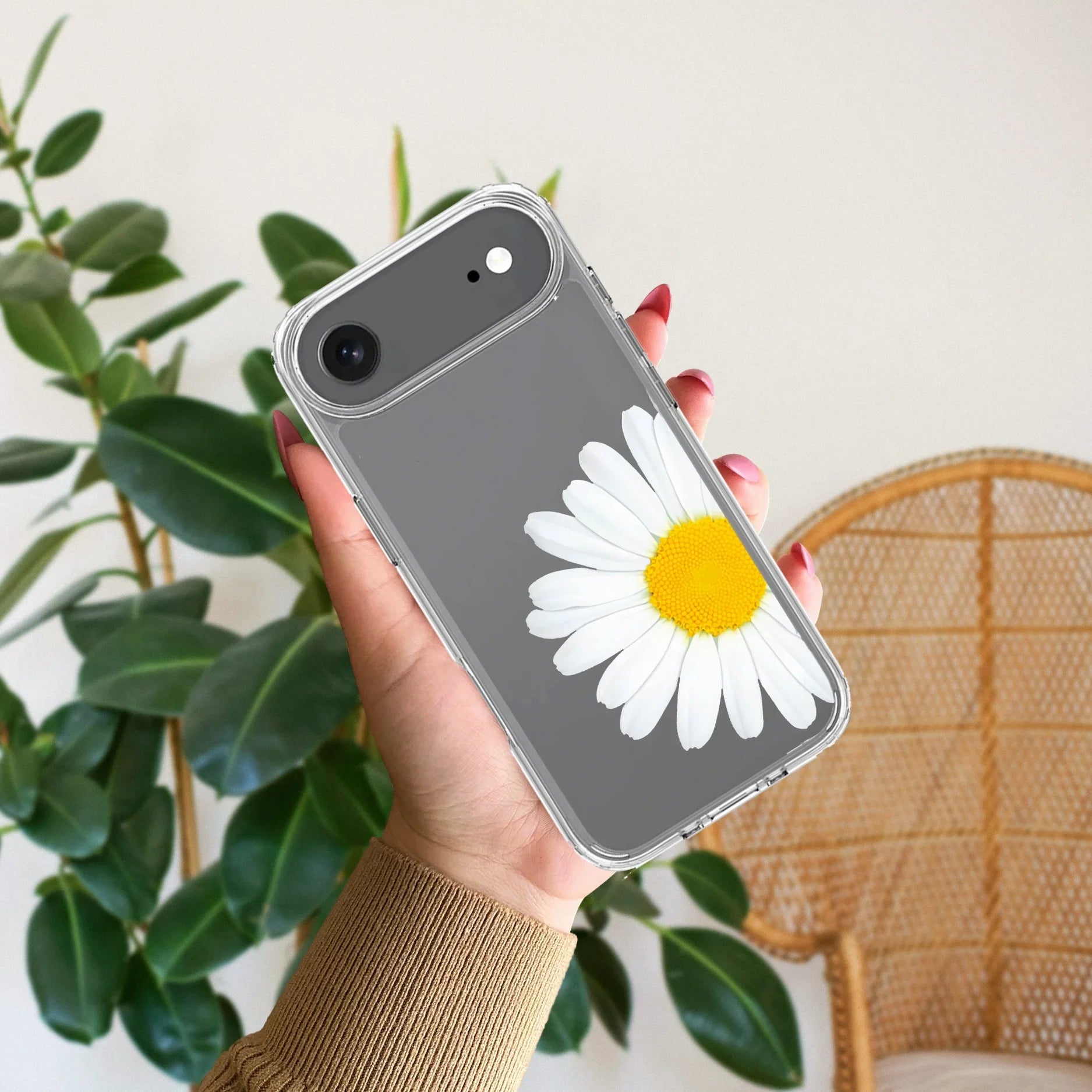 Daisy Flower Transparent silicon case For iPhone - ShopOnCliQ
