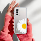 Daisy Flower Transparent silicon case For iQOO 9 SE 5G