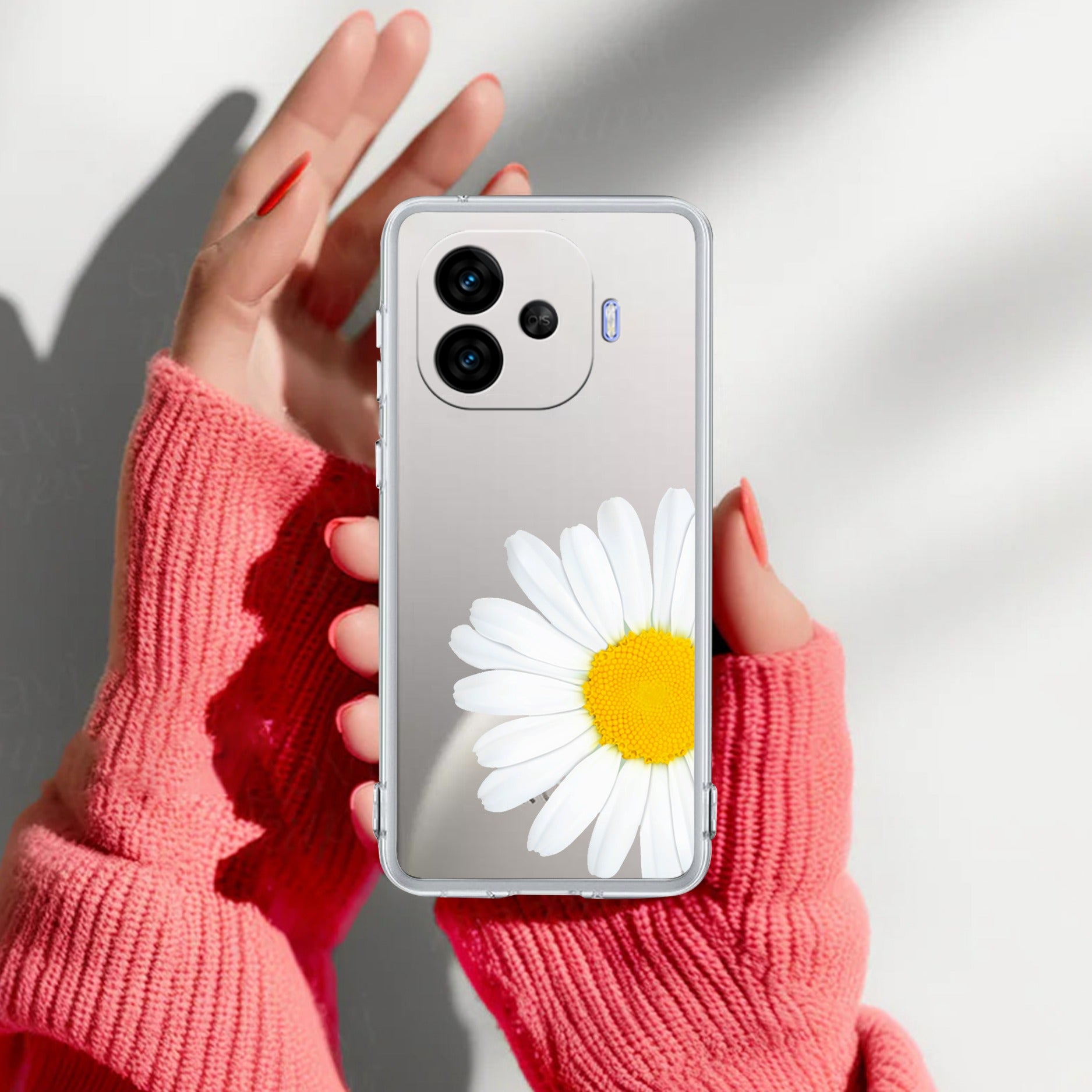 Daisy Flower Transparent silicon case For iQOO Neo 10R 5G