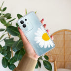 Daisy Flower Transparent silicon case For iQOO Neo 7 5G