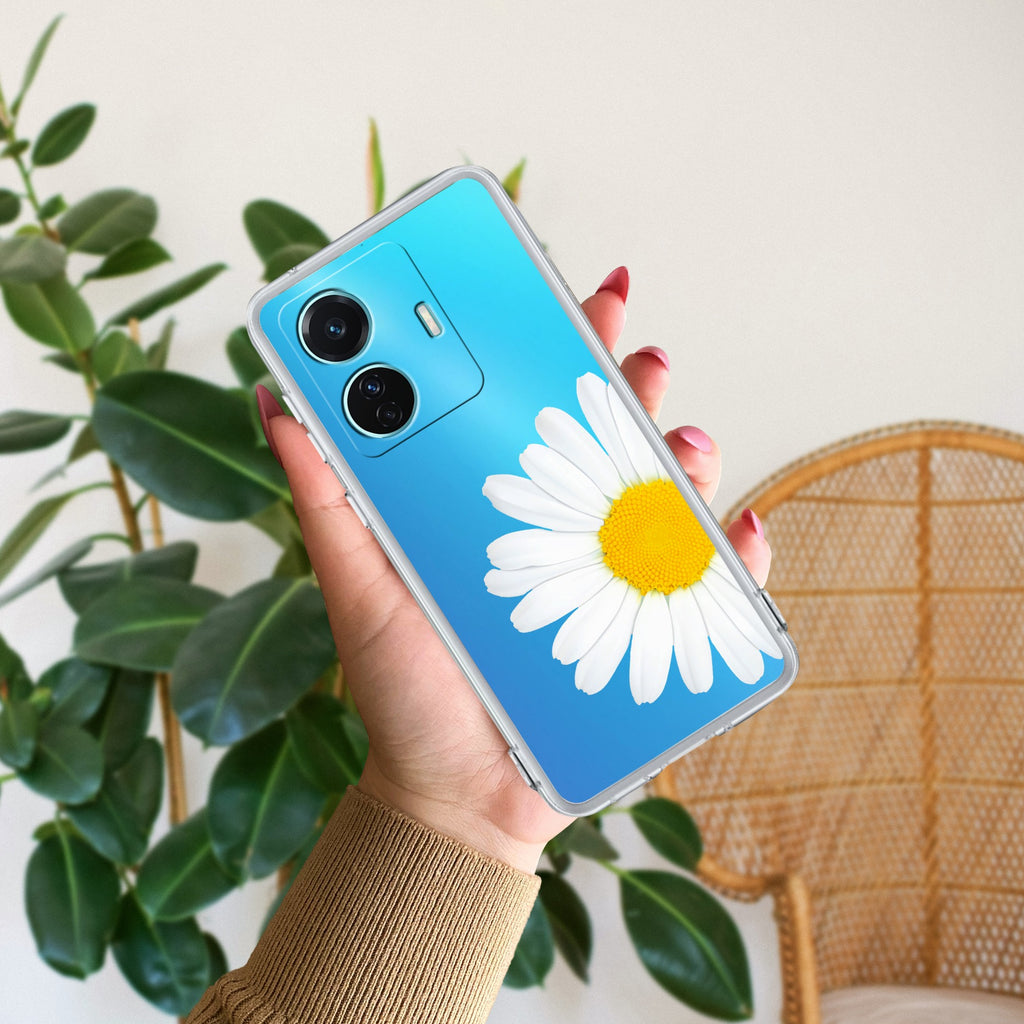 Daisy Flower Anti Yellow Case For Vivo T1 44W