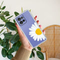 Daisy Flower Anti Yellow Case For Motorola Edge 50 Neo