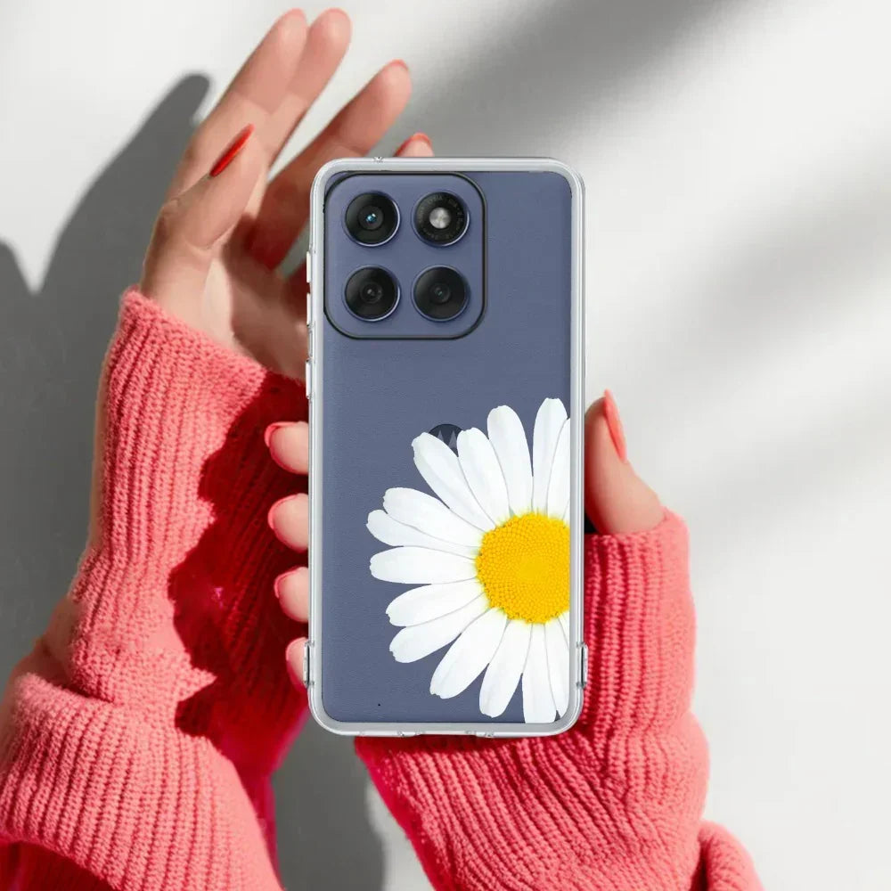 Daisy Flower Anti Yellow Case For Motorola Edge 60 Pro 5G