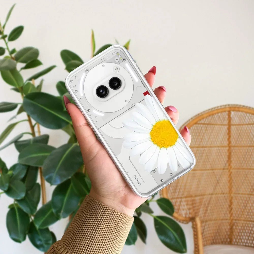 Daisy Flower Transparent silicon case For Nothing - ShopOnCliQ