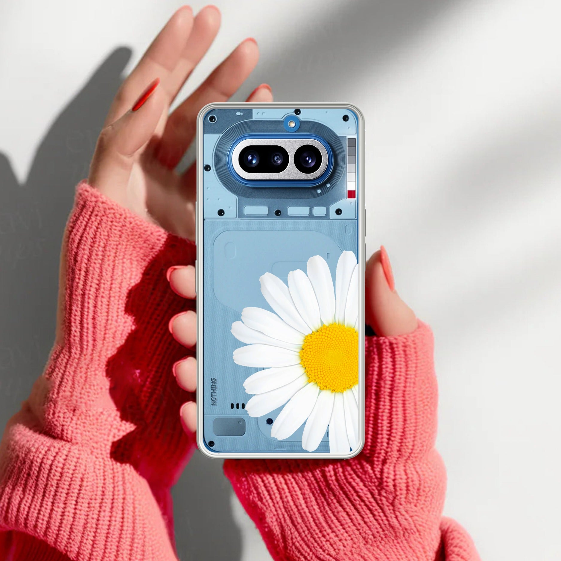 Daisy Flower Transparent silicon case For Nothing