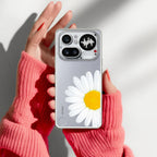 Daisy Flower Anti Yellow Case For Nothing Phone 4A Pro 5G