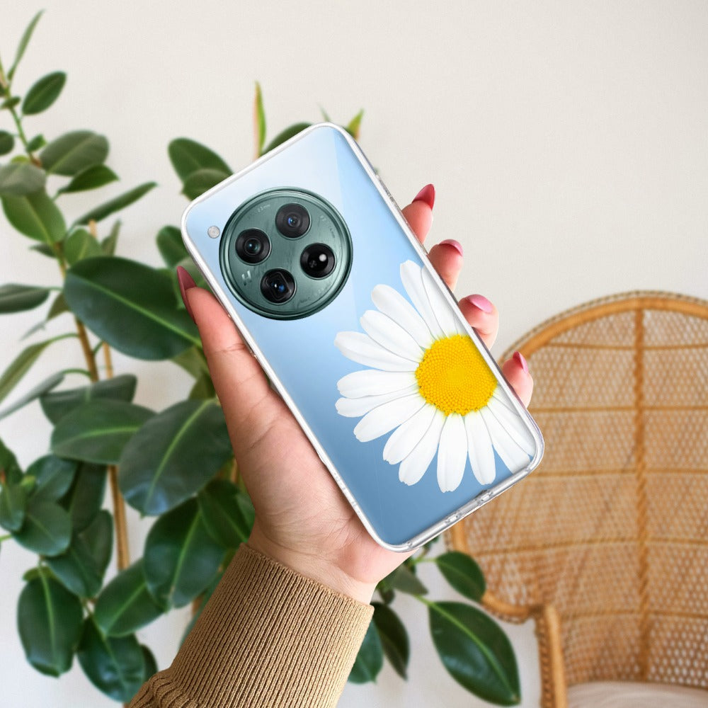 Daisy Flower Transparent silicon case For OnePlus