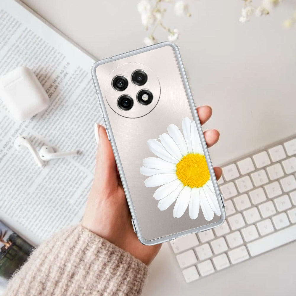 Daisy Flower Transparent silicon case For OnePlus