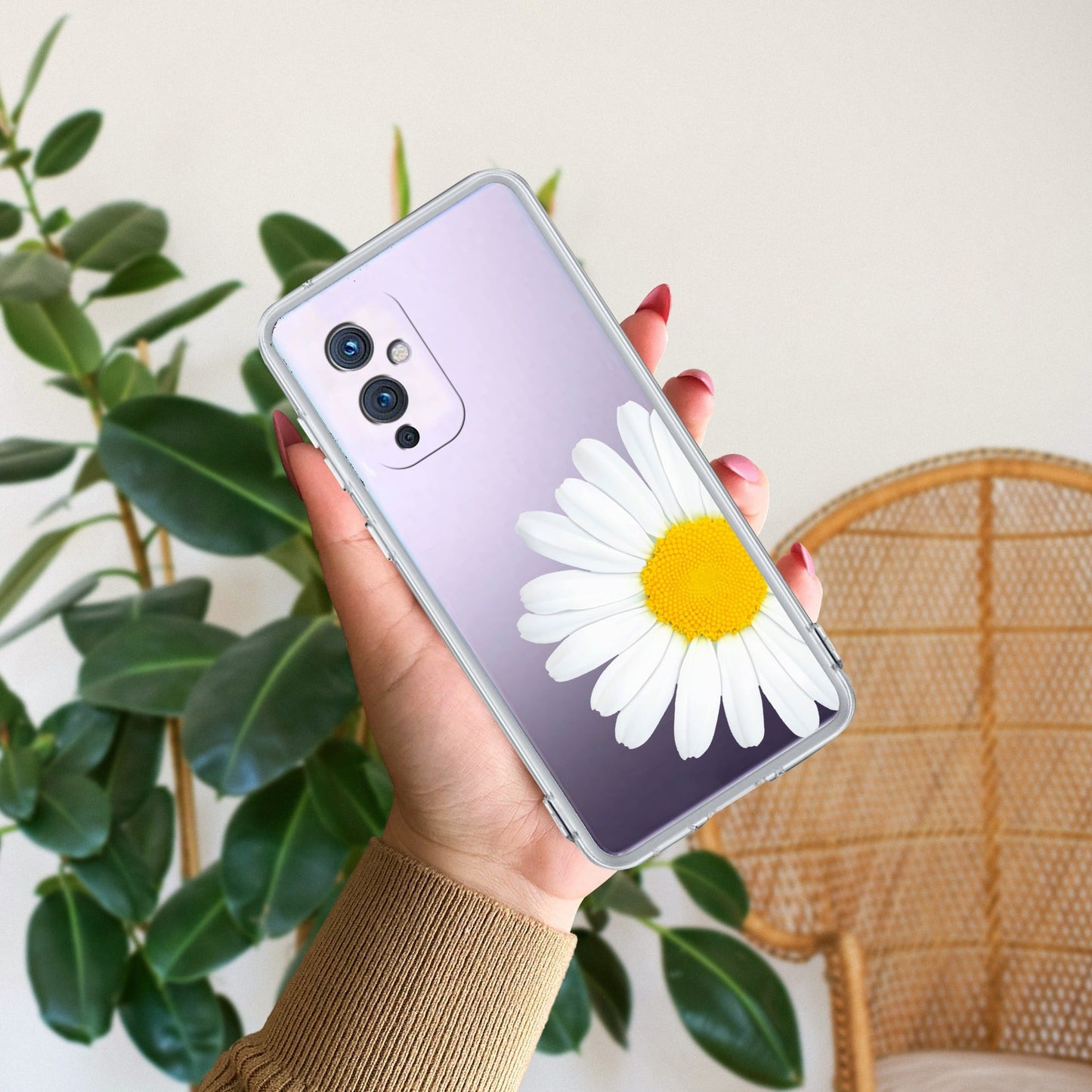Daisy Flower Transparent silicon case For OnePlus
