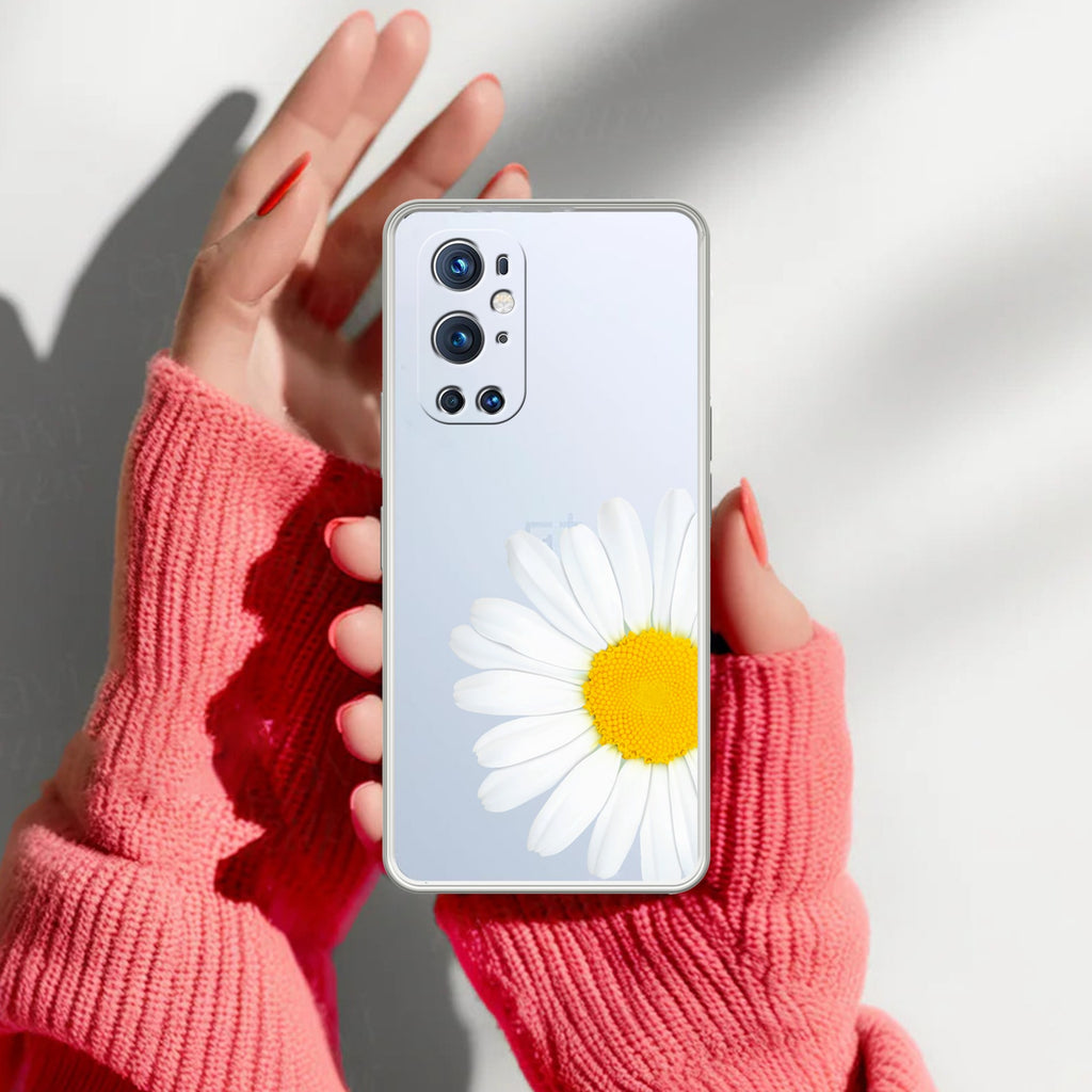Daisy Flower Anti Yellow Case For OnePlus 9 Pro