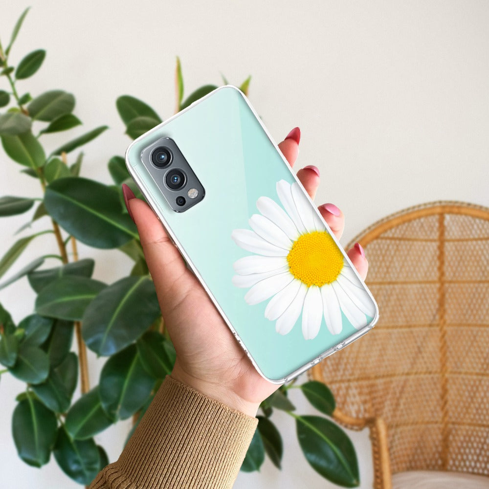Daisy Flower Transparent silicon case For OnePlus