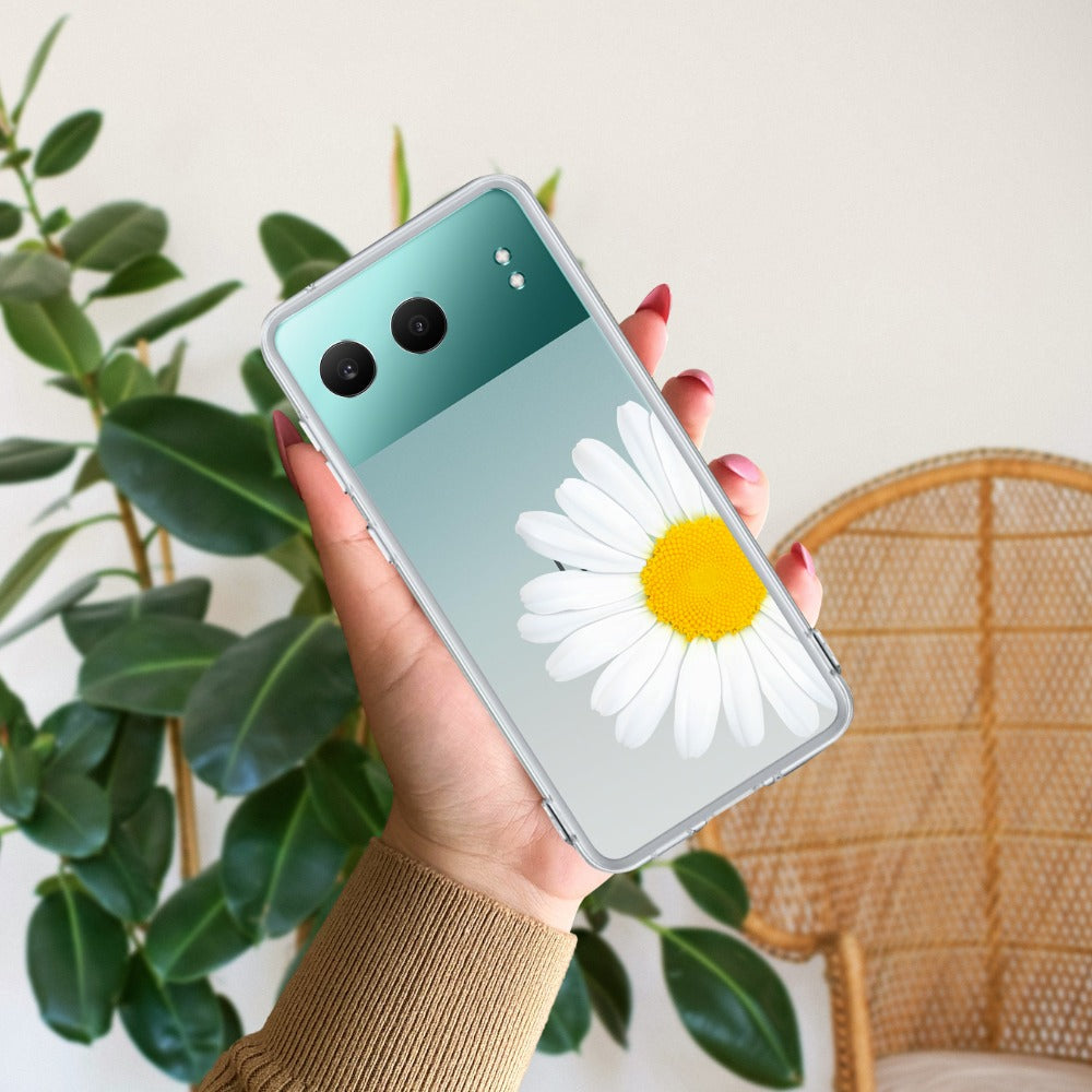 Daisy Flower Transparent silicon case For OnePlus