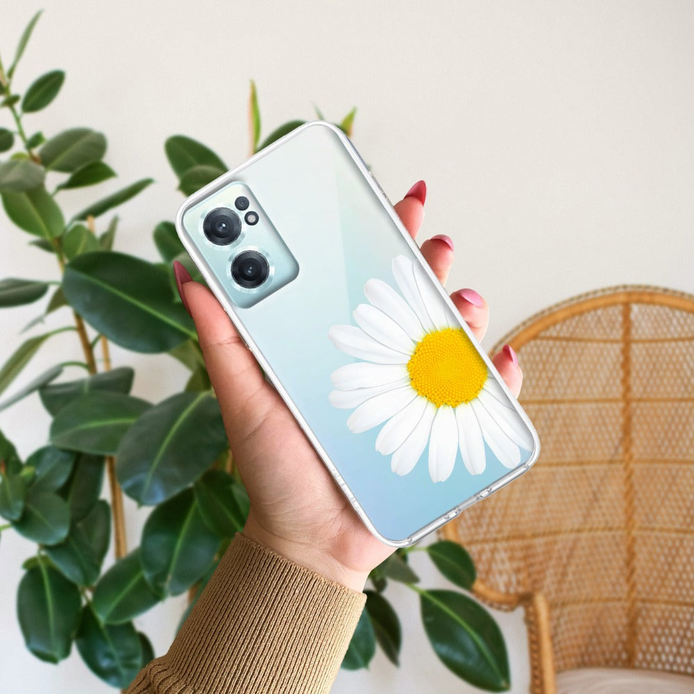 Daisy Flower Transparent silicon case For OnePlus