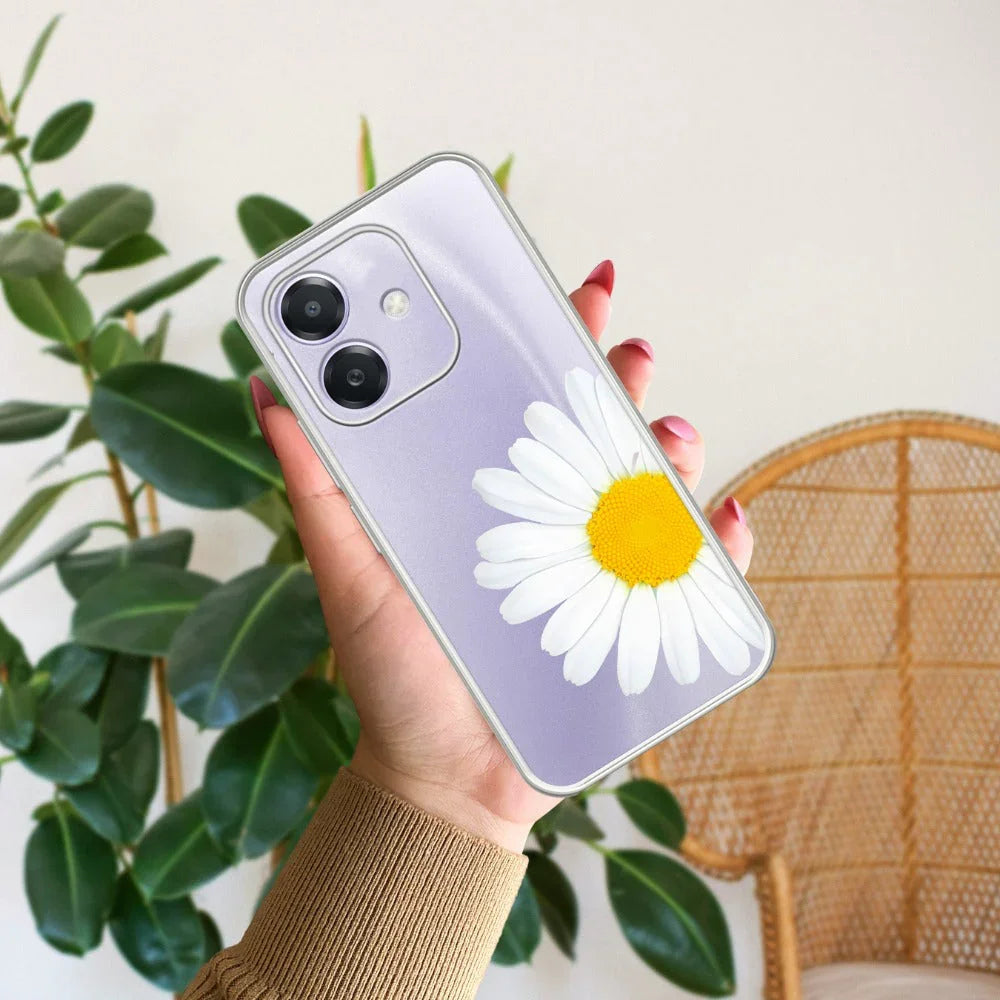 Daisy Flower Transparent silicon case For Oppo - ShopOnCliQ